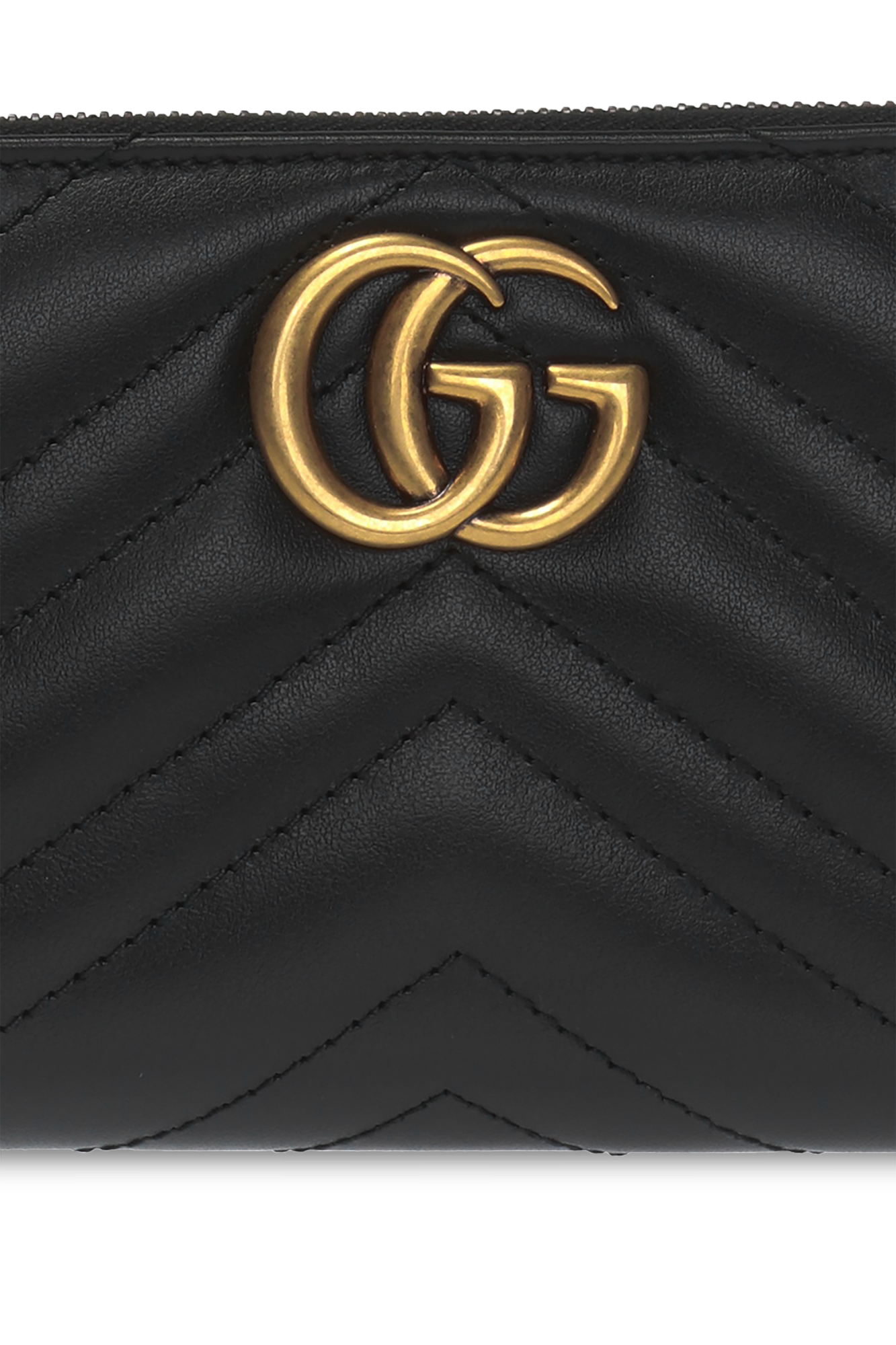 Black GG Marmont quilted wallet Gucci Vitkac GB